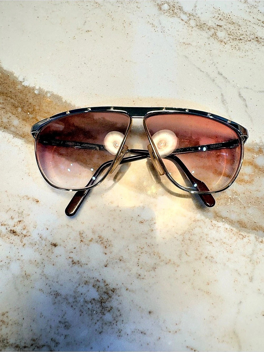 Alpina Targa Florio TF35 vintage sunglasses with chestnut and tortoise trim
